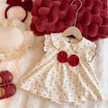 Summer baby girl's new romper dress, infant dress, crawler, and korean-style heart-patterned romper