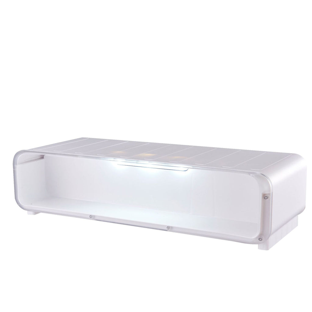 Figure storage box, computer monitor heightening rack, multi-functional home desktop shelf, transparent blind box display cabinet