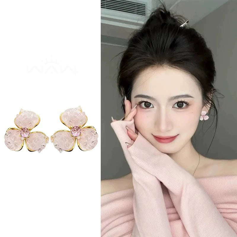 Tiktok viral: ultra-sparkling zircon earrings - women's luxury, unique, high-end hoop earrings. chic, sweet & edgy, influencer-approved, exquisite clip-on earrings
