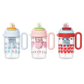 New arrival large-capacity ice cup dopamine plastic cup tea water separation portable handle cup girls outdoor sports double