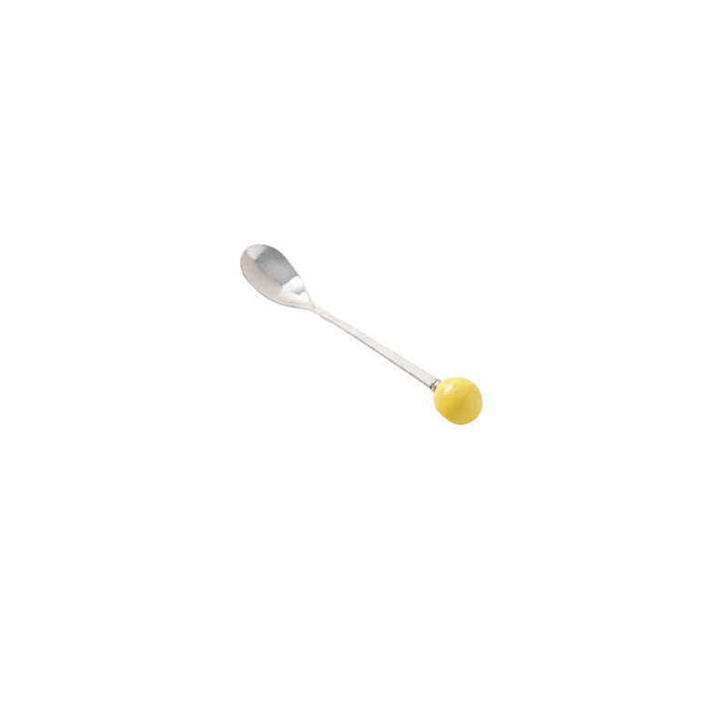 Creamy chic fruit fork set - premium ceramic cheese storage jar - versatile bar decor & perfect gift