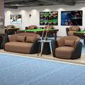 New casual billiards sofa chair billiards hall special ball watching chair double casual negotiation table and chair combination