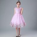 summer new korean style princess dress girls' vest dress sequined mesh princess dress gown summer