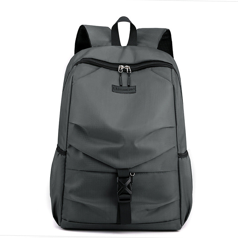 New casual backpack men's simple travel backpack waterproof and lightweight outdoor  street trend computer bag