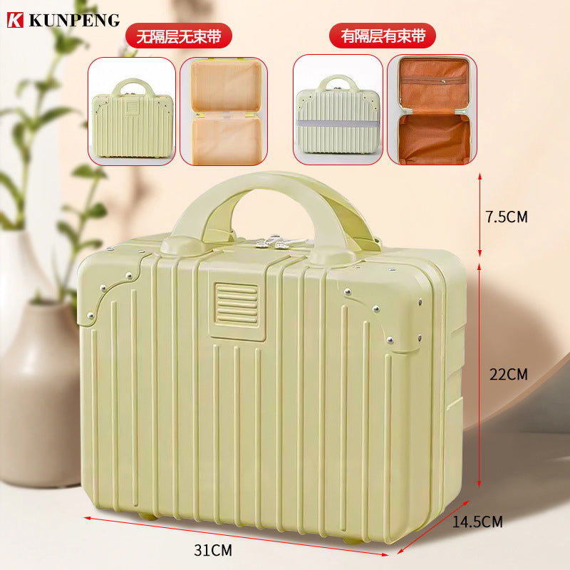 Household luggage storage box, special cosmetic case for makeup artist, storage area, portable going out large-capacity cosmetic bag