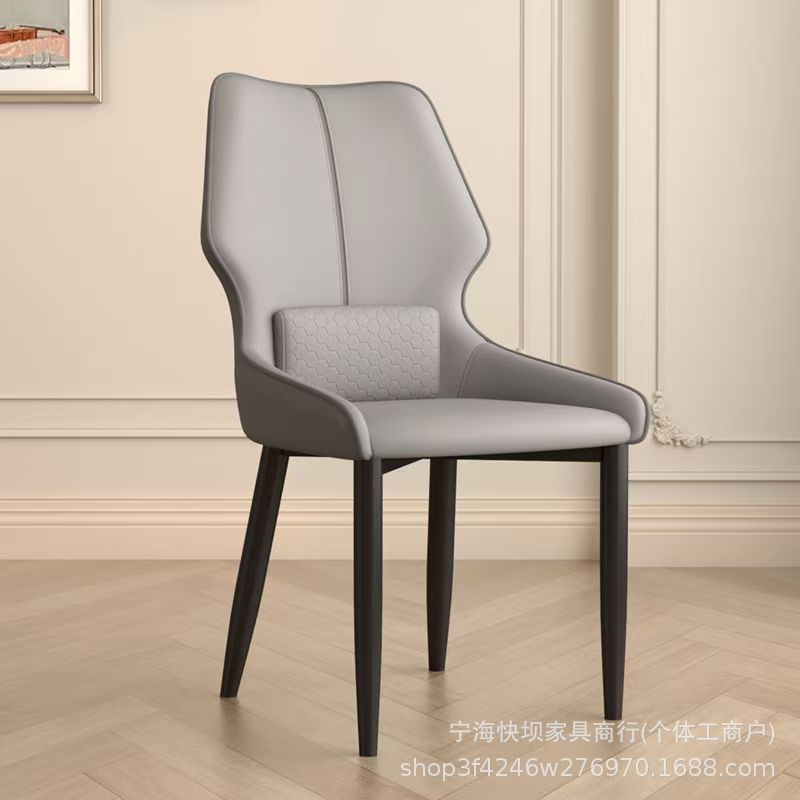 Scandinavian style accessible luxury dining chair for homecasual modern restaurant back chair mahjong chair casual hotel dining table stool
