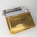 Amazon stainless steel alcohol stove cross-border buffet stove alcohol heating meal stove restaurant buffet stove foldable