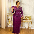 african women's clothing plus size new arrivalins  fashionexportsexy tassel dinner sequindress