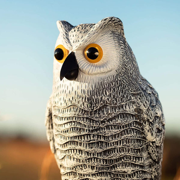 Cross-border  owl ornaments, outdoor garden garden owl bird-scaring decoration, pastoral simulation owl