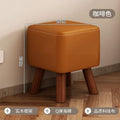 【waterproof, dustproof, and stain-resistant tech fabric square stool】coffee yellow, 28*28*29 cm