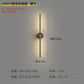 Minimalist wall sconce bedroom bedside lamp creative led linear modern simple nordic hotel living room landscape wall lighting fixture