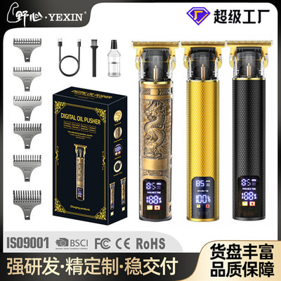 t9 bald handy gadget oil head electric clipper hairdresser electric clipper hairdressing scissors digital display electric hairdresser