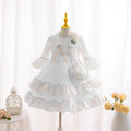 New in stock skirt set children's dress three-piece cake princess dress girls' birthday dress flower girl