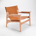 Natural light brown leather