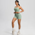 Spring/summer outdoor casual running yoga outfit set - new cloud-like quick-dry compression sportswear set for running and fitness