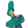 plus sizespring & fallnew arrival rocking shoes plaid soft bottomladieswear shoes hidden heelthick solecasualflats women's wholesale