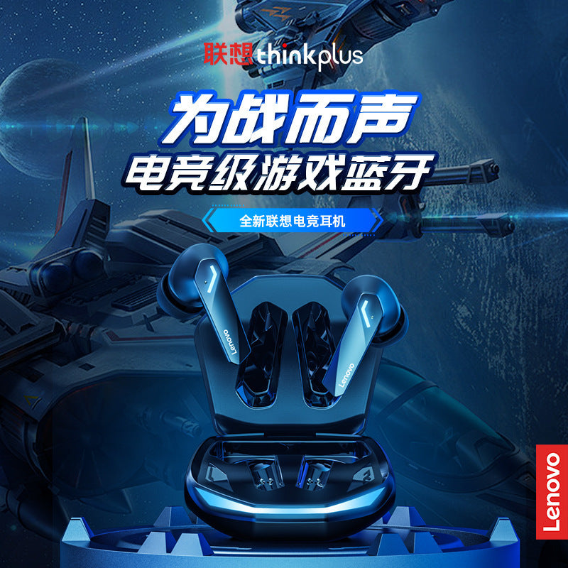 Lenovo thinkplus gm2pro gaming bluetooth headset tws wireless low latency in-ear noise reduction