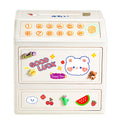 New trendy kids' double-layer piggy bank safe - deposit & withdrawal, password & fingerprint simulation, savings toy for boys & girls