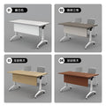 Saint rico movable training table foldable conference bench table office desk flip table desk and chair