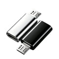 Type-c female to micro usb otg adapter for android v8 charging and data transfer - 5-pin converter (tpc)