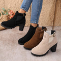 summer new arrival: plus size women's casual comfortable british style side zipper fashion flats - wholesale