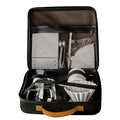 Outdoor camping portable pour-over coffee set, hand grinder coffee set with storage box, pour-over coffee pot combo - cross-border e-commerce