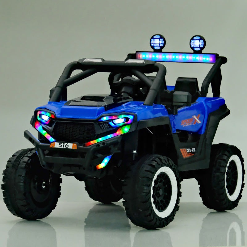 New electric four-wheeled baby children's off-road car enlarged off-road vehicle double seat remote control toy off-road vehicle