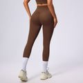 High-waisted shaping yoga leggings - designer style, slimming, butt-lifting, pocketed workout pants for women