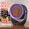 wall-mounted & desktop space heater - portable electric heater for home, office, and dorm room (110v)