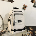 Japanese style backpack men's college student school bag lightweight outing hiking travel backpack women's easiest for match large capacity computer bag