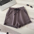 K-stylehigh waistcasualcasualloose pants shorts women's summer looseslimming lookeasiest for match drawstring sports casual pantssummer