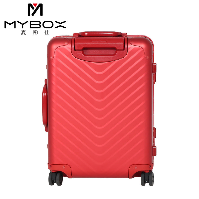 MYBOX large-capacity suitcase female aluminum alloy case 24 trolley case suitcase 20-inch boarding case male password
