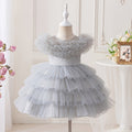 New arrival cross-border kids performance dress lace princess skirt festival tutu skirt gauze skirt first birthday dress performance costume