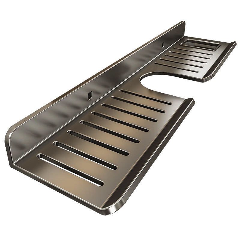 Washstand Shelf Mirror Front Faucet Washstand Washbasin Wall Hanging No Punching Storage Bathroom Toilet