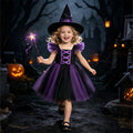 Halloween baby girl dress - dark style, flutter sleeves, tulle, birthday, first birthday party, carnival - in stock & wholesale