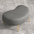 Curved stool [please specify color in order notes] - water, oil, and stain resistant tech fabric