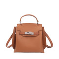 First layer cowhide kelly bag 2024 cross-border new arrival women's bag fashioneasiest for matchretro bag shoulder crossbody genuine leather bag