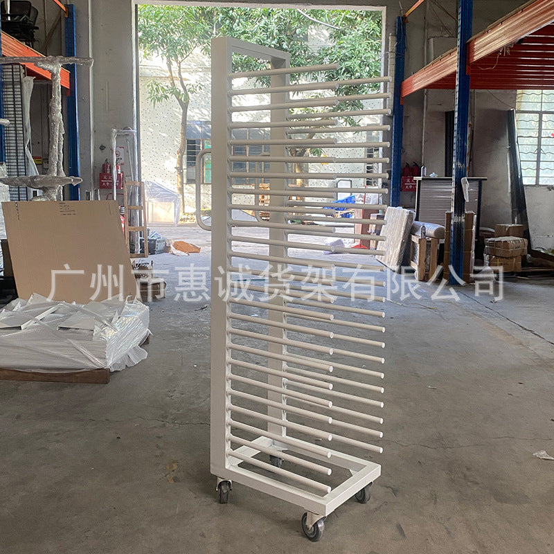 Customized glue drying rack with wheels, multi-layer wardrobe door panel discharge rack, paint drying rack, hardware cantilever shelf