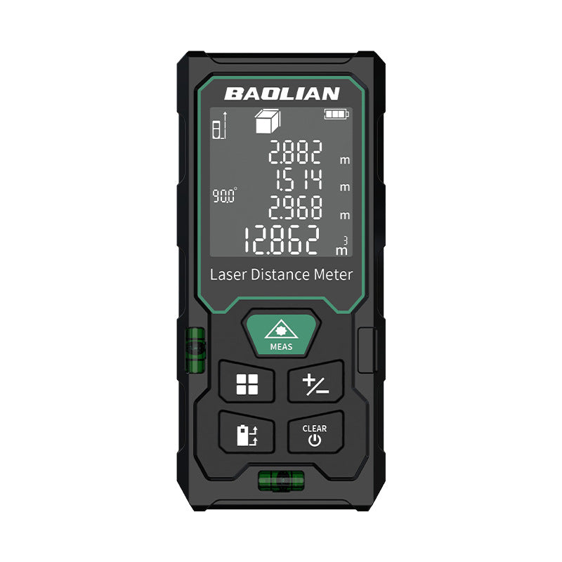 High-precision handheld laser distance meter - electronic infrared measuring tool for designers and home improvement