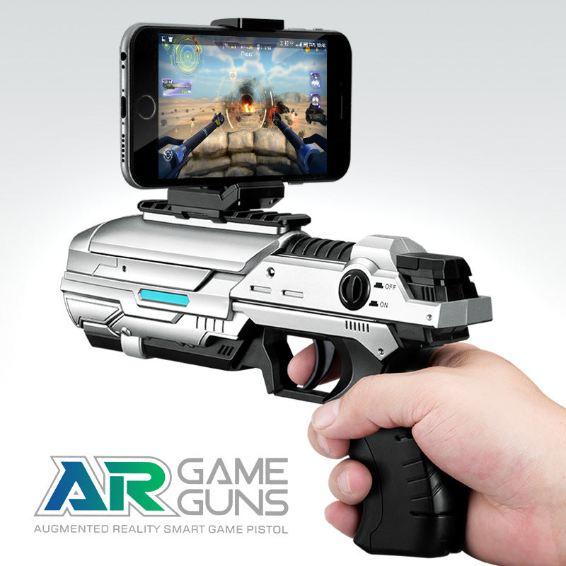 Ar game gun 4d somatosensory shooting mobile phone bluetooth ar virtual reality amusement stall cross-border toy gun cross-border