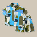 New summer children's clothing: stylish and trendy baby outfits, kids' shirts, summer cool short-sleeve two-piece sets - wholesale