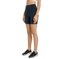 New women's high-waisted workout shorts with side pockets - four-way stretch, tummy control, and butt-lifting design - perfect for fitness and yoga (model dk178)
