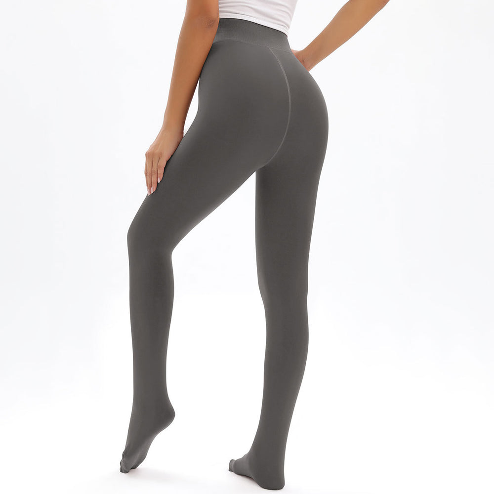 extra large size fleece-linedthickened pearl velvet bottom pants fall and winter 300gbest selling socks heattechoutwearall-in-one pants