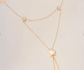 European and american cross-border new fashion light luxury star small niche women's finger chain