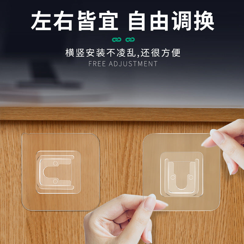 Router placement rack, row plug holder, wifi storage bracket, TV set-top box rack, no punching hook.