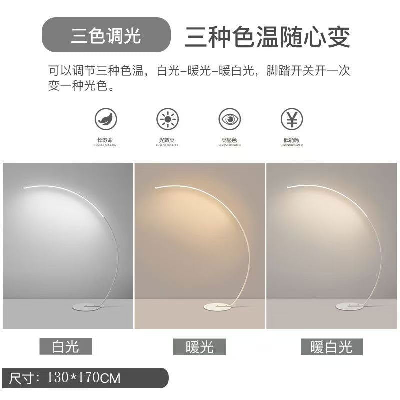 Floor lamp living room sofa fishing lamp casual modern creative designer bedroom atmosphere lamp floor standing table lamp