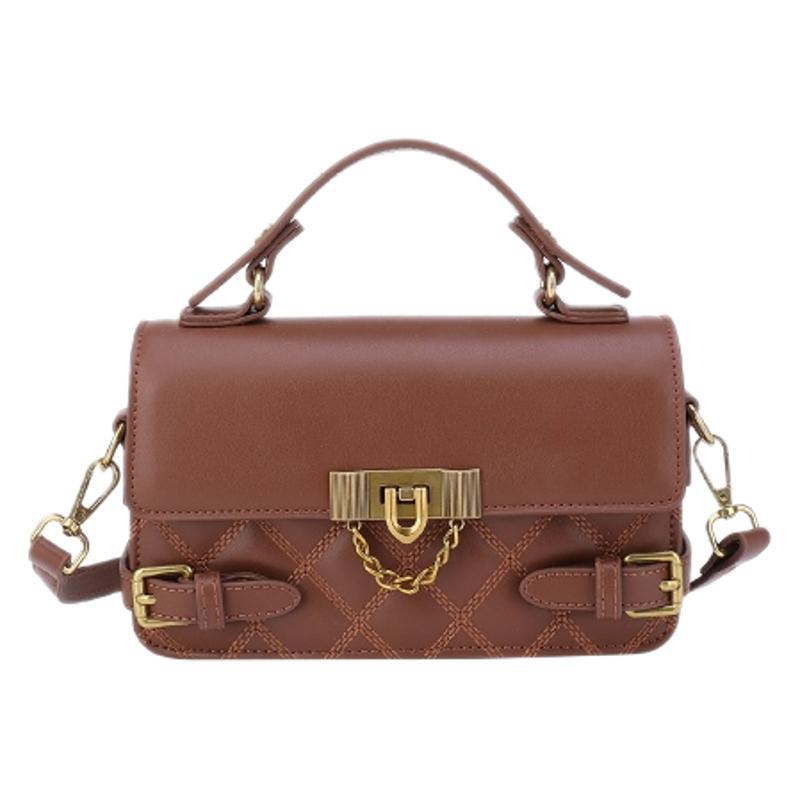 Rhombus bag handbag bag 2025 new trendy retro versatile small square bag women's winter high-end versatile messenger bag