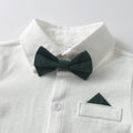 Autumn new arrivals: boys' cotton outfit set - includes hat, perfect for baby's first birthday, and christmas!