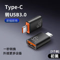 Otg adapter, usb 3.0 female to type-c converter, high-speed data transfer, 6a fast charging, compatible with phones, tablets, car dashboards, and usb drives