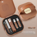 Portable anti-splash nail clipper set, stainless steel material wholesale
